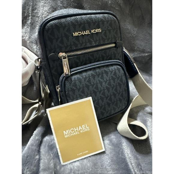Michael Kors New Crossbody Bag Flight Handbag Jet Set Purse Blue MSP $398 NWT - Picture 12 of 12